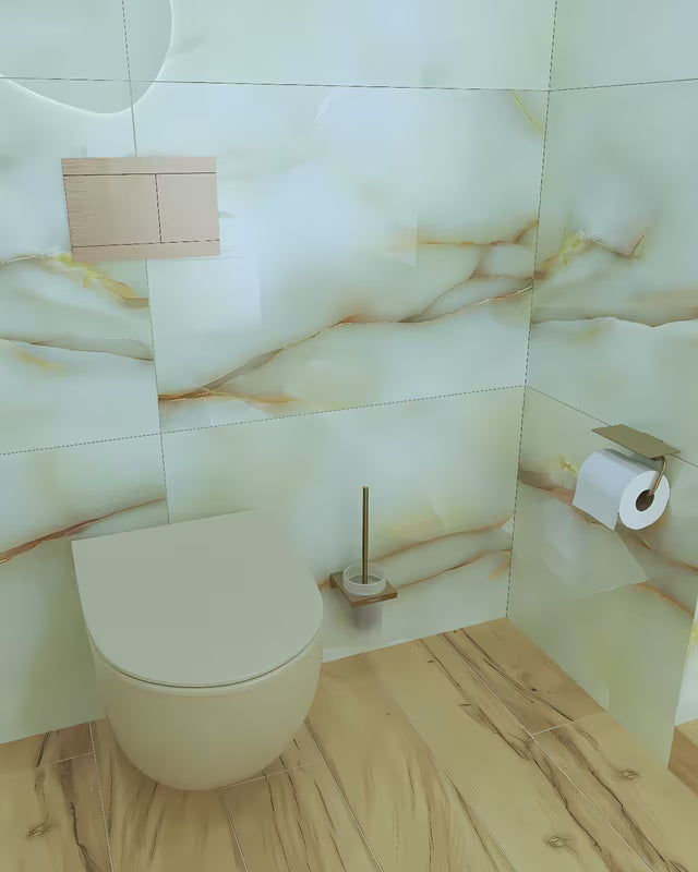 Hansgrohe addstoris držač toaletnog papira s policom u brušenoj bronci, za zidnu montažu