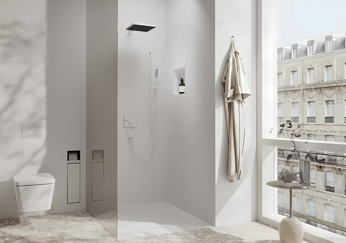 Hansgrohe addstoris kukica za ručnik u mat bijeloj završnoj obradi pro za zidnu montažu.