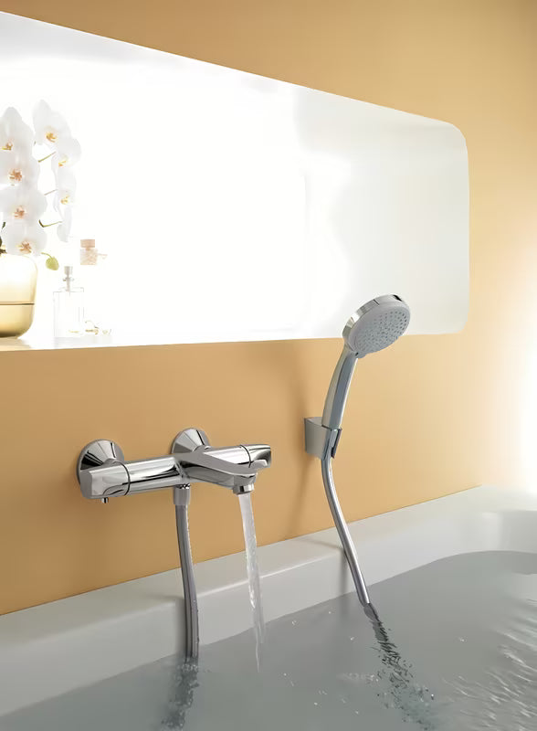 Set za Kadu Hansgrohe Croma 100 u kromu s ručnim tušem 100 mm, držačem Porter 'S i crijevom Isiflex 1,25 m.