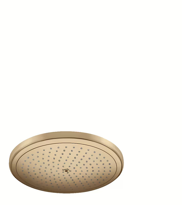 Nadglavni tuš Hansgrohe Croma 280 mm u završnoj obradi četkana bronca s mlazom RainAir