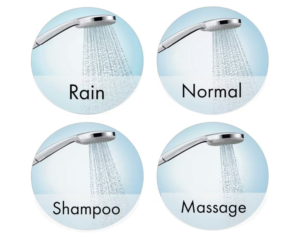 Hansgrohe Croma tuš sustav s termostatskom miješalicom u izvedbi chrome s nadglavnim tušem 220 mm
