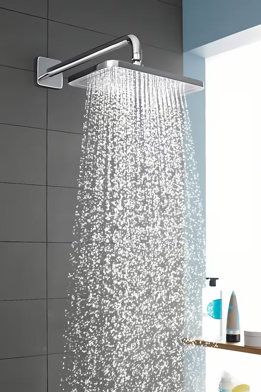 Nadglavni tuš Hansgrohe Croma E 280 1jet u krom izvedbi s kišnim mlazom RainAir
