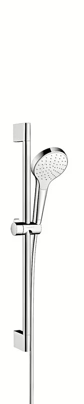 Hansgrohe Croma Select S tuš set u bijeloj i krom izvedbi s ručnim tušem 1jet i tuš šipkom Unica