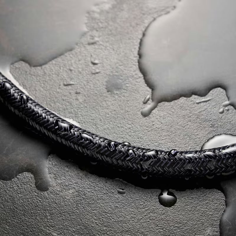 Tekstilno tuš crijevo hansgrohe Designflex 2 m u mat crnoj boji s univerzalnim priključkom G ½.