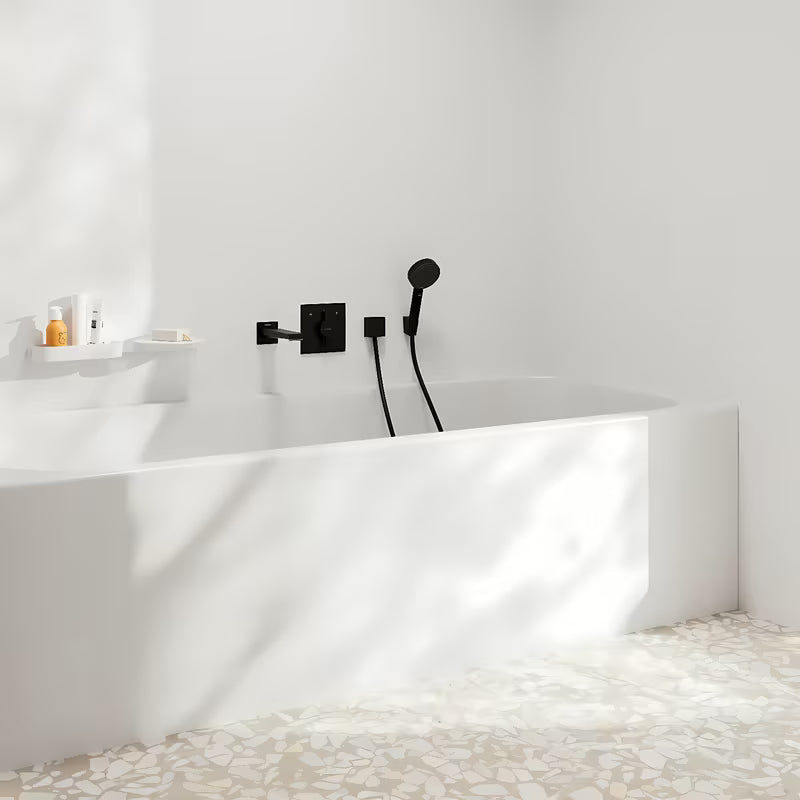 Hansgrohe duoturn E podžbukna miješalica za tuš pro za 2 izljevna mjesta u mat crnoj boji