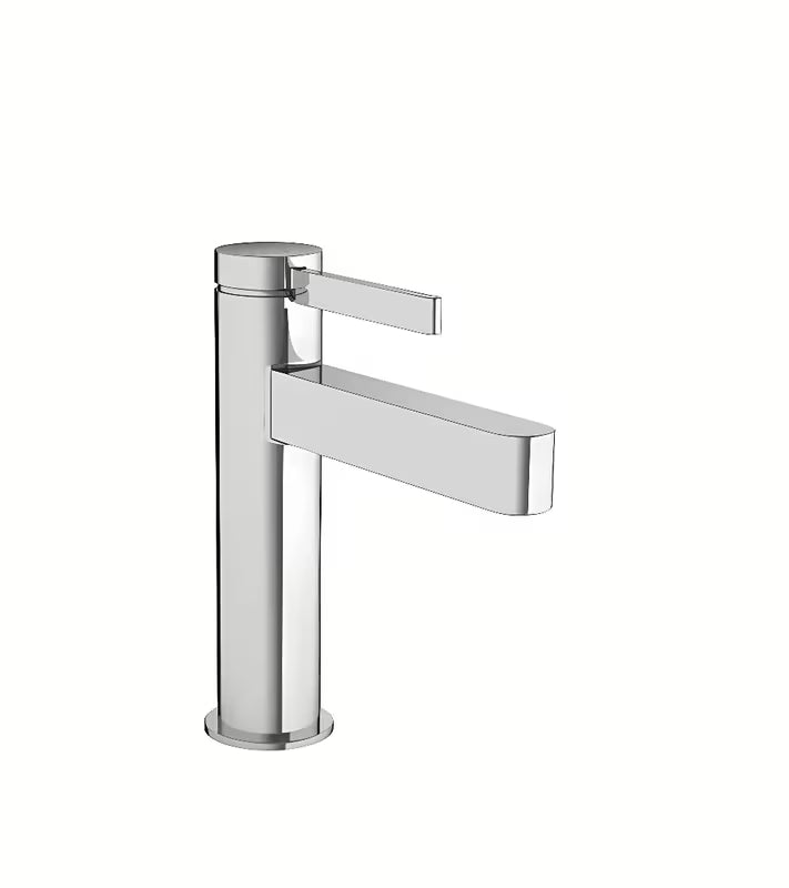 Kromirana jednoručna baterija miješalica za umivaonik hansgrohe Finoris s tehnologijom CoolStart i push-open odvodom