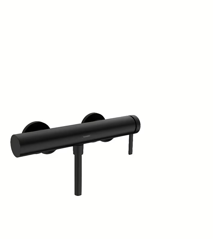 Hansgrohe Finoris jednoručna baterija zidna miješalica za tuš u mat crnoj izvedbi FinishPlus.