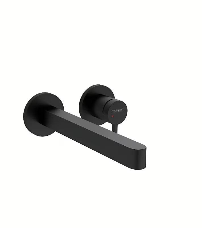 Hansgrohe Finoris podžbukna miješalica za umivaonik u mat crnoj izvedbi pro za zidnu montažu