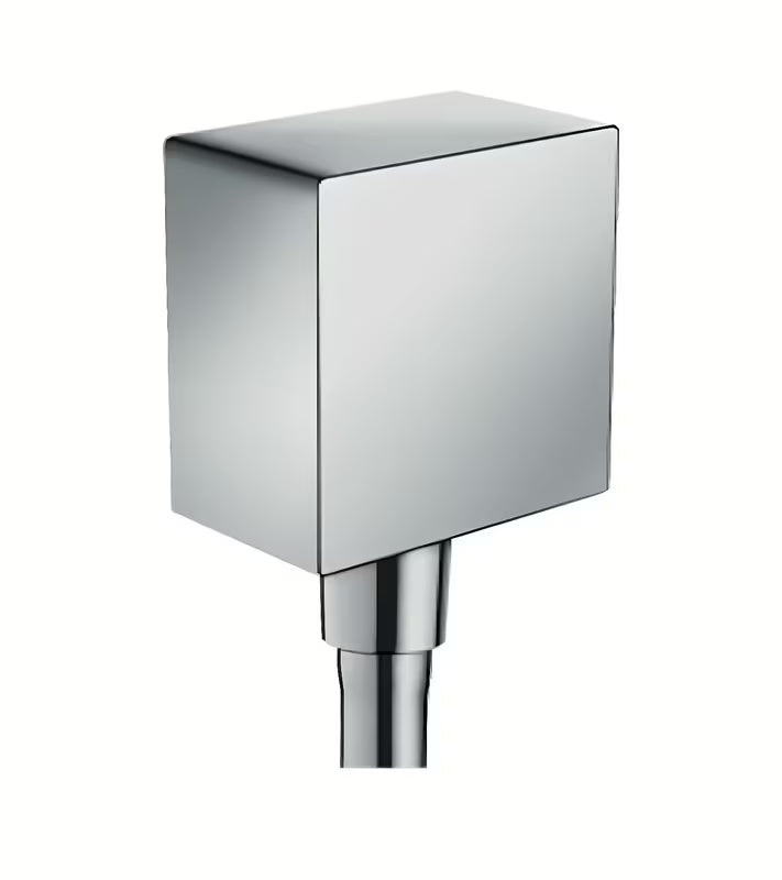 Hansgrohe fixfit Square podžbukni priključak tuš crijeva u krom izvedbi s nepovratnim ventilom