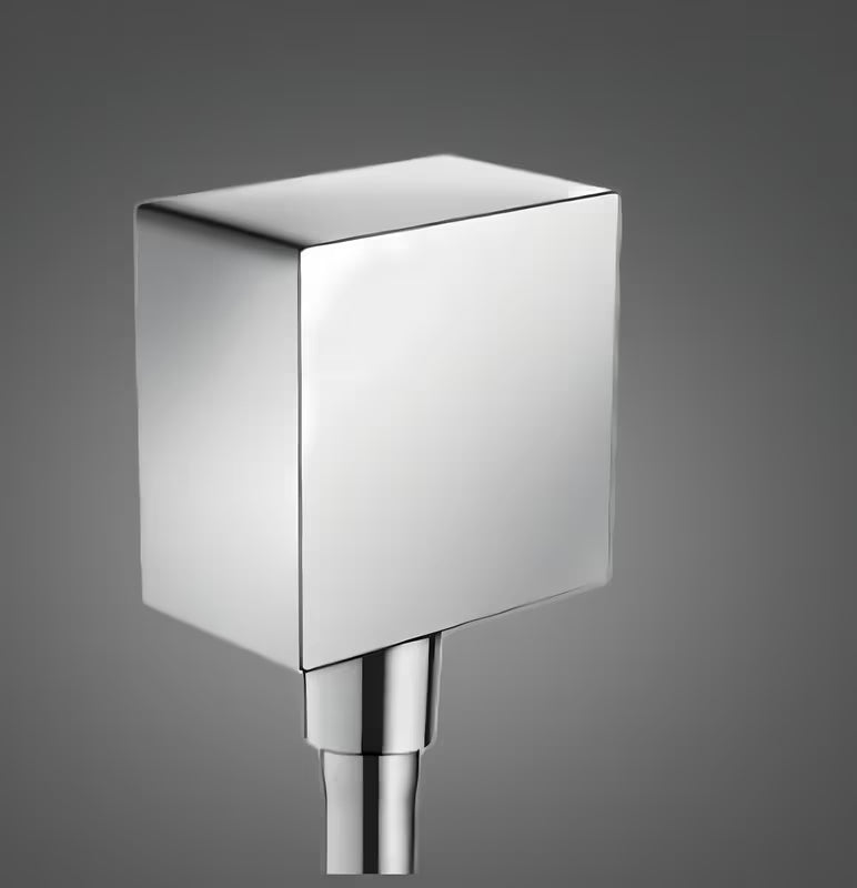 Hansgrohe fixfit Square podžbukni priključak tuš crijeva u krom izvedbi s nepovratnim ventilom