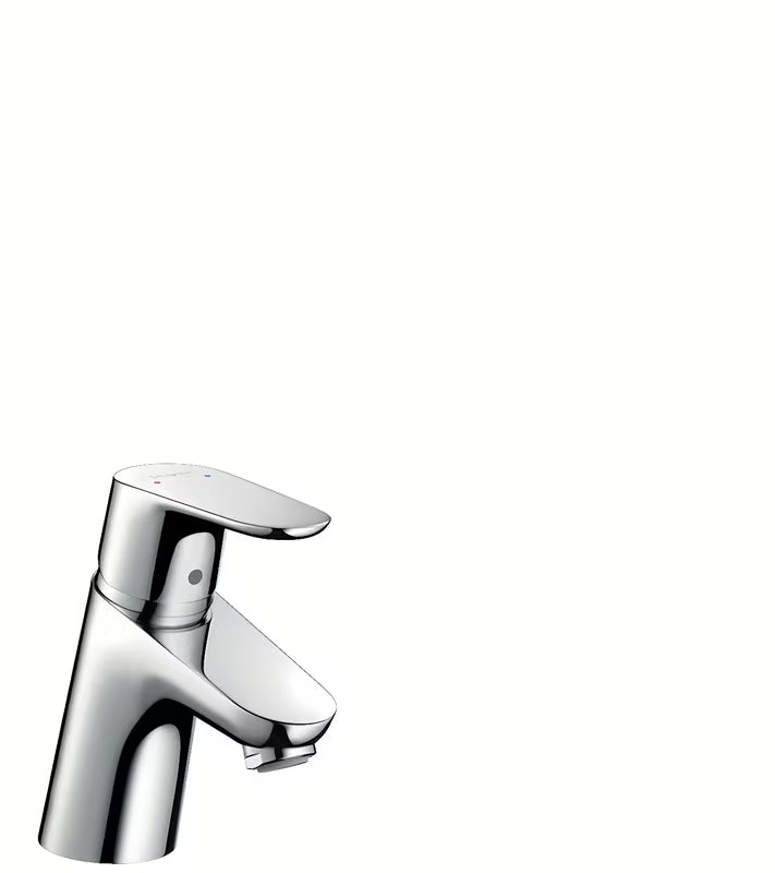 Kromirana jednoručna baterija miješalica za umivaonik Hansgrohe Focus s odvodom