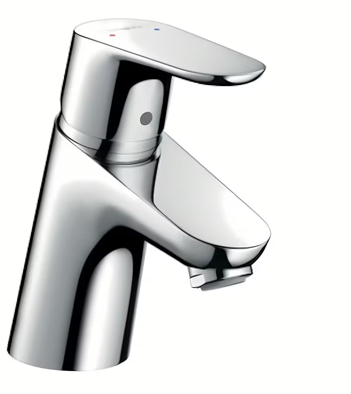 Hansgrohe Focus jednoručna baterija stojeća miješalica za umivaonik u krom izvedbi bez odvoda.