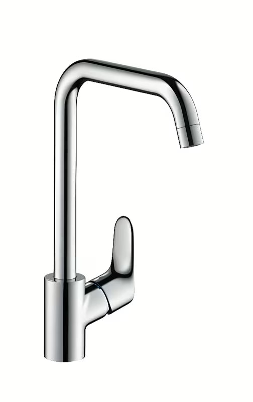 Kromirana jednoručna baterija miješalica za sudoper Hansgrohe Focus M41 sa zakretnim izljevom