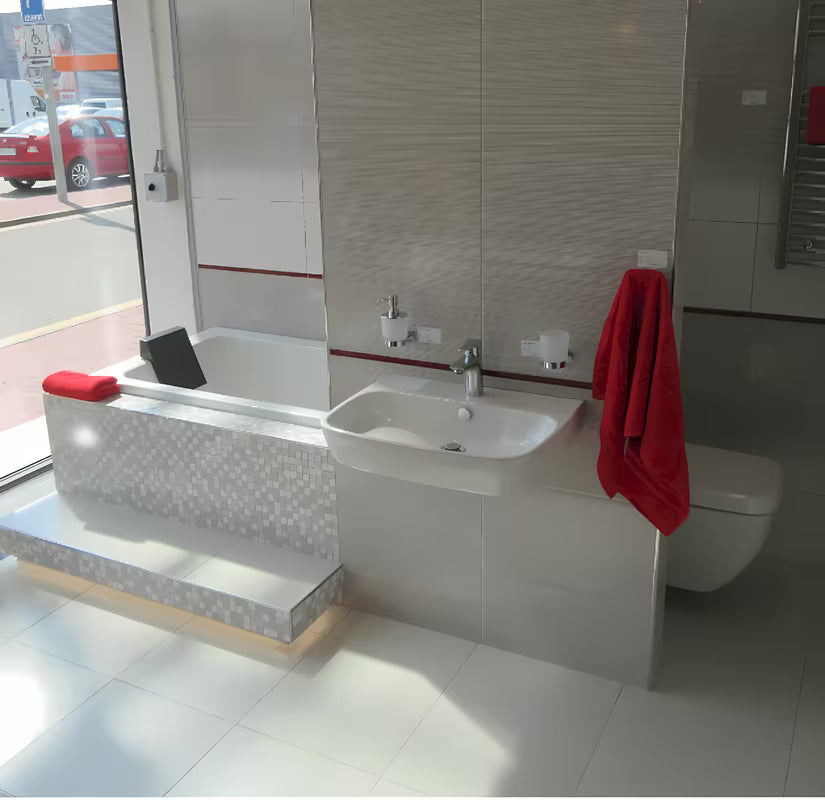 Kromirani jednoručna baterija stojeća miješalica za umivaonik Hansgrohe HG248 s odvodom