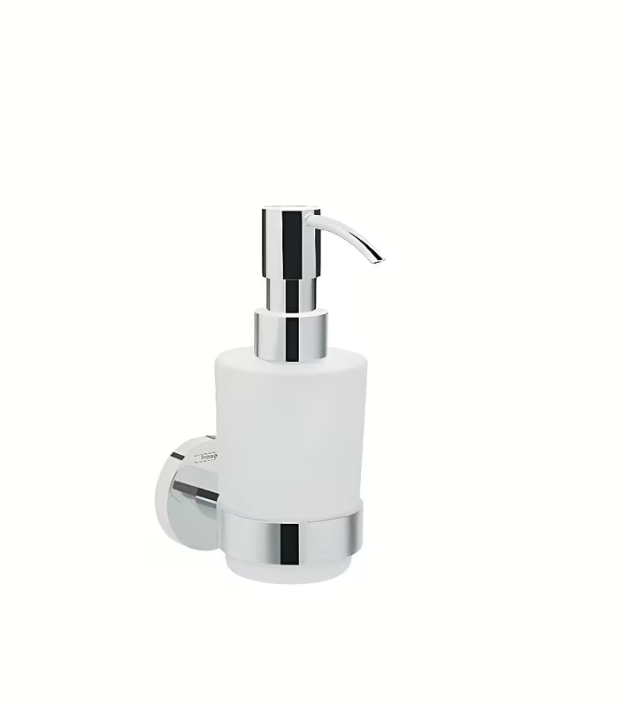Hansgrohe Logis zidni dozator tekućeg sapuna u kromiranoj izvedbi sa staklenom posudom