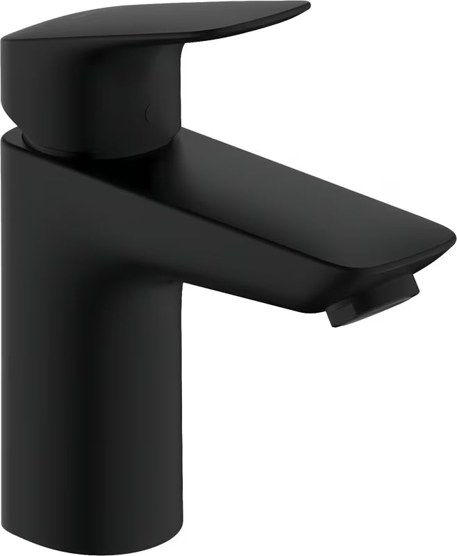 Hansgrohe Logis jednoručna baterija miješalica za umivaonik s odvodom u mat crnoj boji