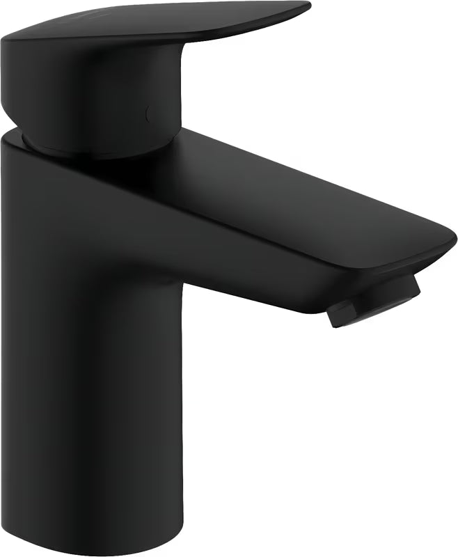 Hansgrohe Logis jednoručna baterija miješalica za umivaonik s odvodom u mat crnoj izvedbi