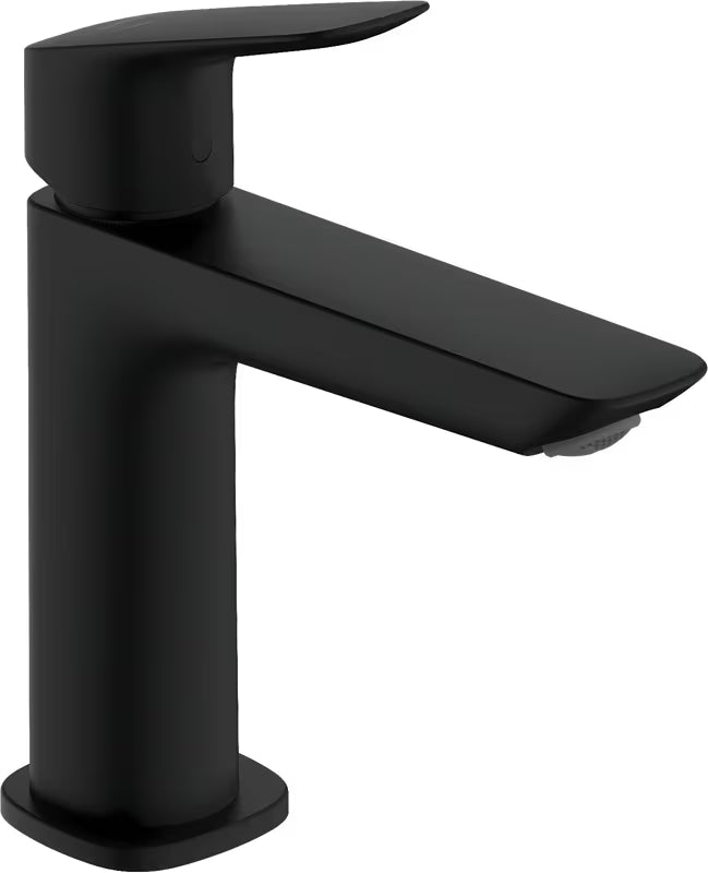 Hansgrohe Logis jednoručna baterija miješalica za umivaonik u mat crnoj izvedbi bez odvoda