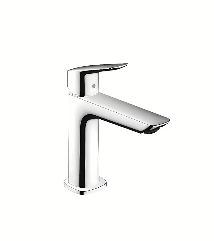 Kromirana jednoručna baterija miješalica za umivaonik Hansgrohe Logis Fine CoolStart bez odvoda