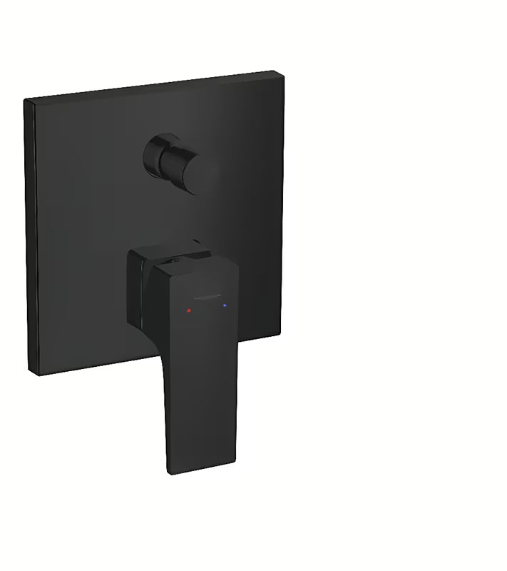 Hansgrohe Metropol podžbukna tuš miješalica i miješalica za kadu u mat crnoj boji s ručicom