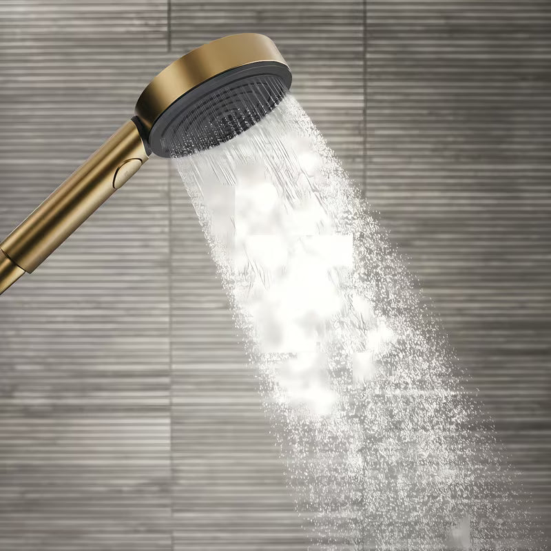 Hansgrohe Pulsify Select S ručni tuš s tipkom u brušenoj bronci, Select i 3 mlaza