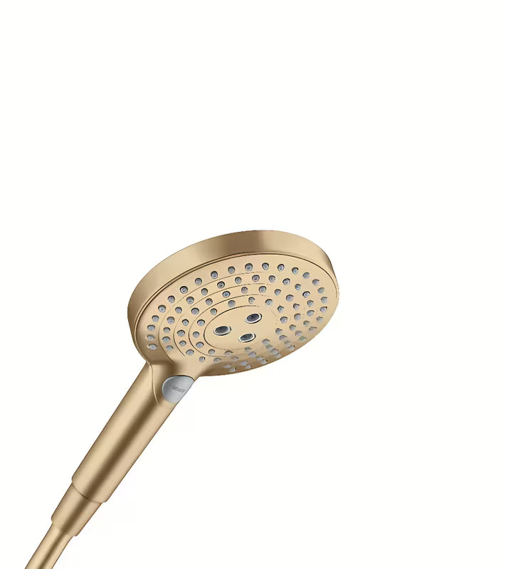 Ručni tuš Hansgrohe Raindance Select 125 mm u završnoj obradi četkana bronca s tipkom Select