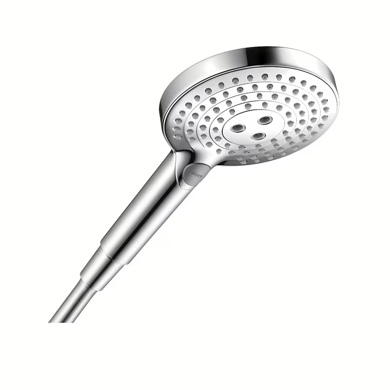 Kromirani ručni tuš Hansgrohe Raindance Select S 120 s tipkom Select s tri vrste mlaza