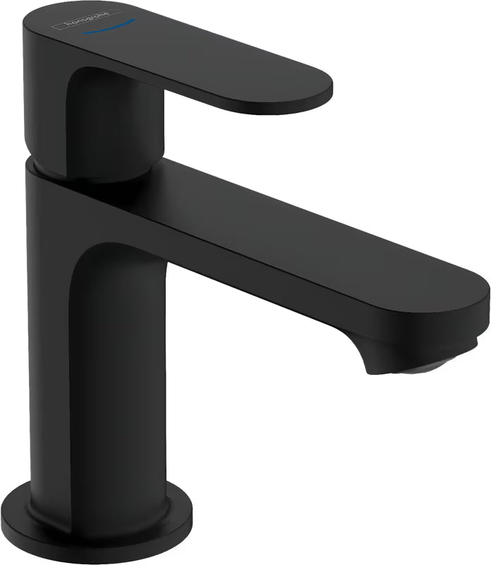 Hansgrohe Rebris S stojeći ventil za umivaonik u mat crnoj boji
