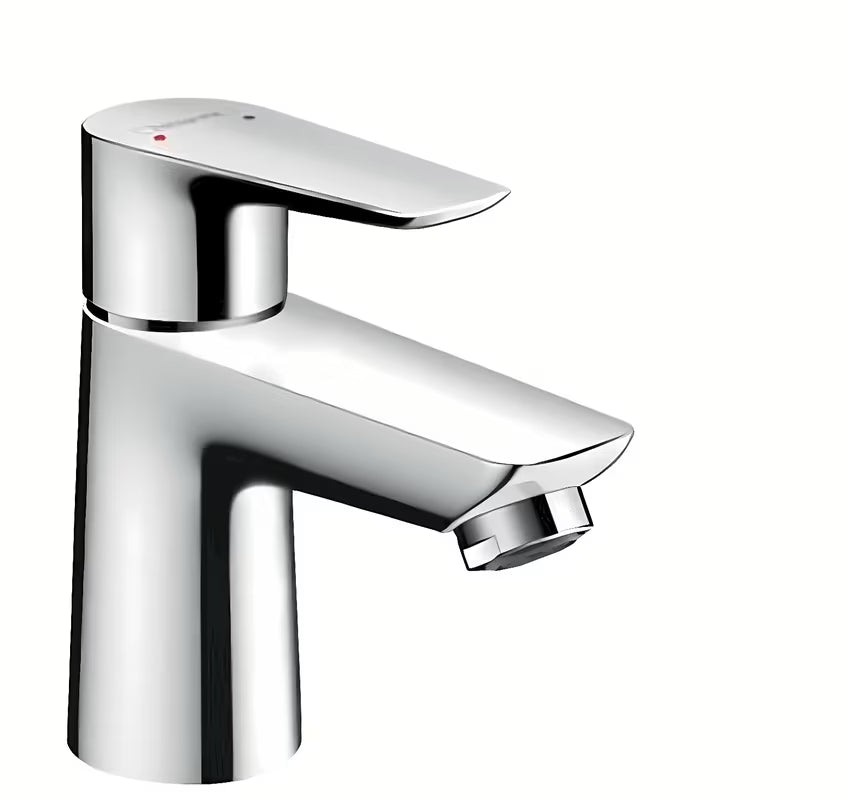 Kromirana jednoručna baterija miješalica za umivaonik Hansgrohe Talis E s odvodnim setom i tehnologijom EcoSmart