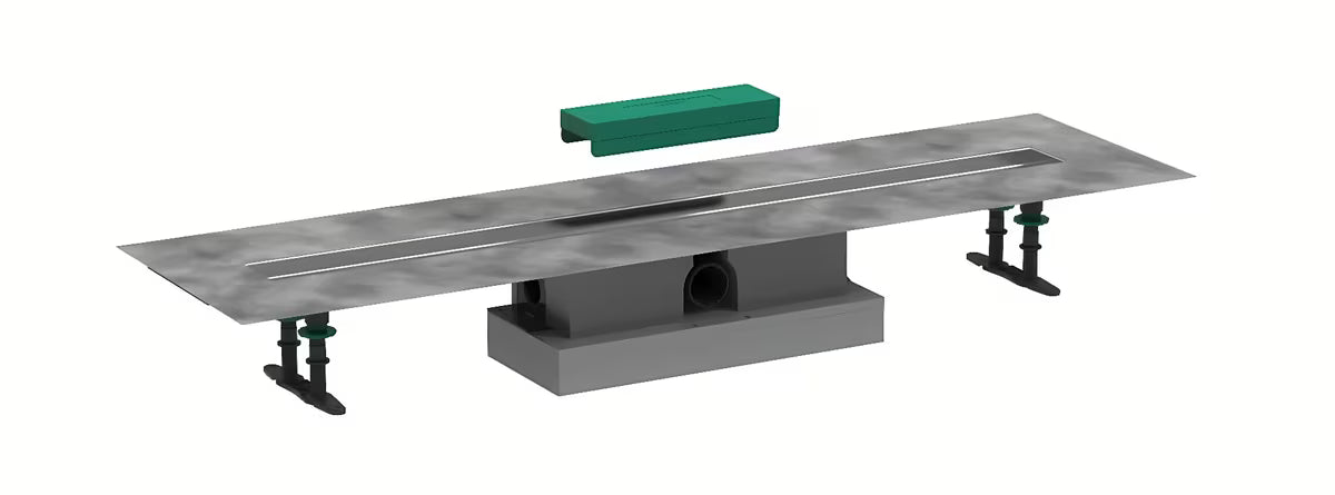 Hansgrohe ubox Universal instalacijski set pro tuš kanalica 100 cm s brtvenom membranom i sifonom