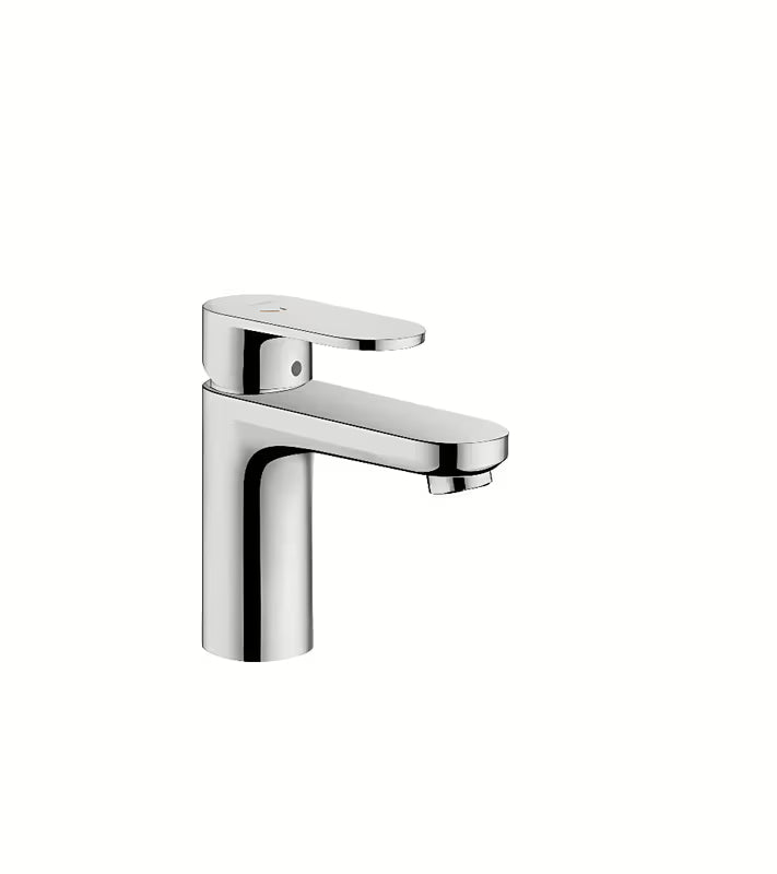 Kromirana jednoručna baterija miješalica za umivaonik hansgrohe Vernis Blend 100 s funkcijom CoolStart i ispustom s podizačem