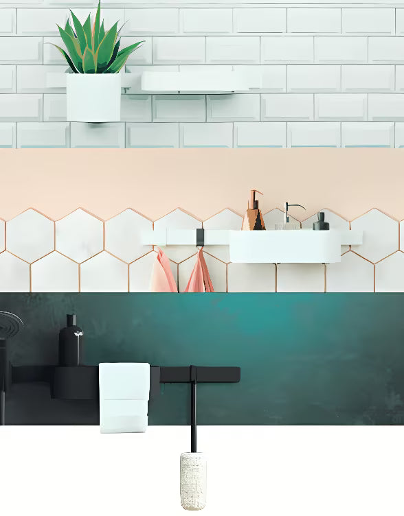 Duboka polica za odlaganje hansgrohe wallstoris u mat crnoj boji pro za tuš i kupaonicu