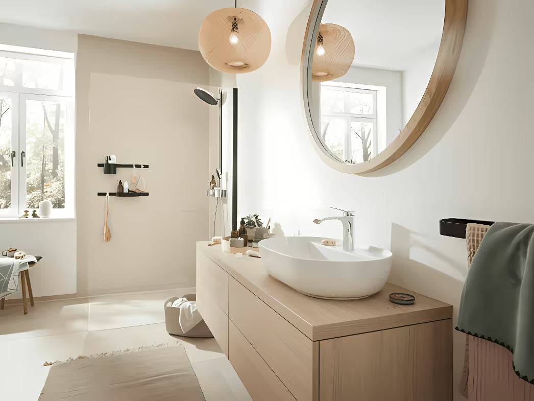 Hansgrohe wallstoris držač četkica u mat crnoj boji pro montaža na zidnu šipku