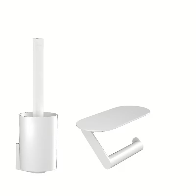 Hansgrohe wallstoris set dodataka za WC školjke u mat bijeloj boji s držačem papira s policom i držačem četke