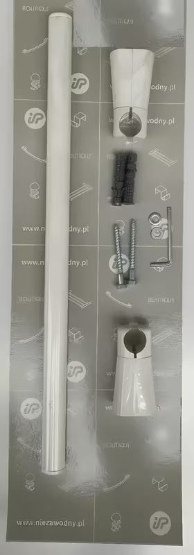 Bijeli mat vješalica držač za ručnike pro električni sušilica Hopa Escada 43x5 cm