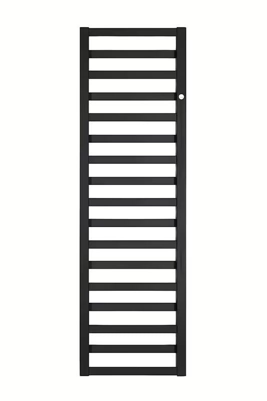 Kombinirani radijator Hopa Poppy 67x40 cm u mat crnoj boji za kupaonicu.