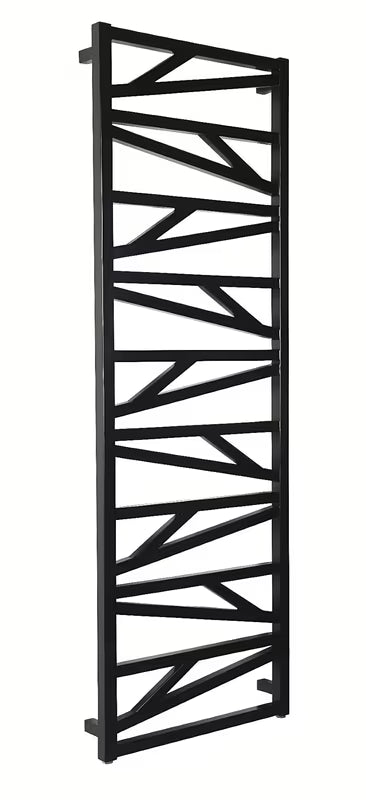 Kombinirani kupaonski radijator Hopa Trick 53x151,7 cm u crnoj mat boji.