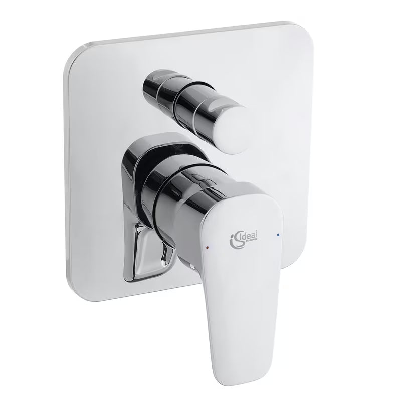 Podžbukna miješalica za tuš Ideal Standard Esla u krom izvedbi s preklopnikom