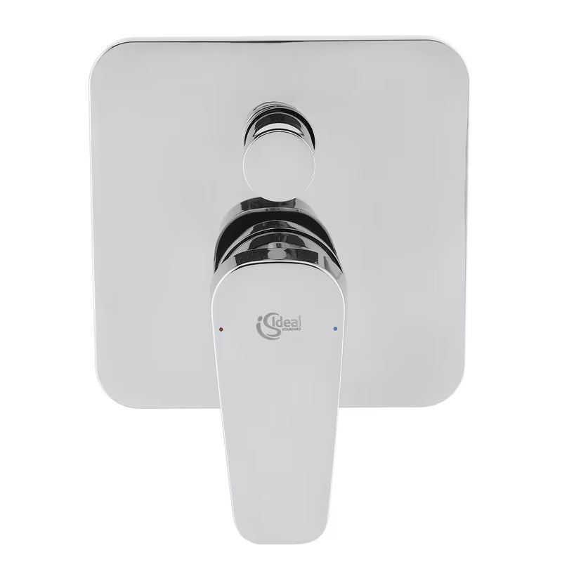 Podžbukna miješalica za tuš Ideal Standard Esla u krom izvedbi s preklopnikom