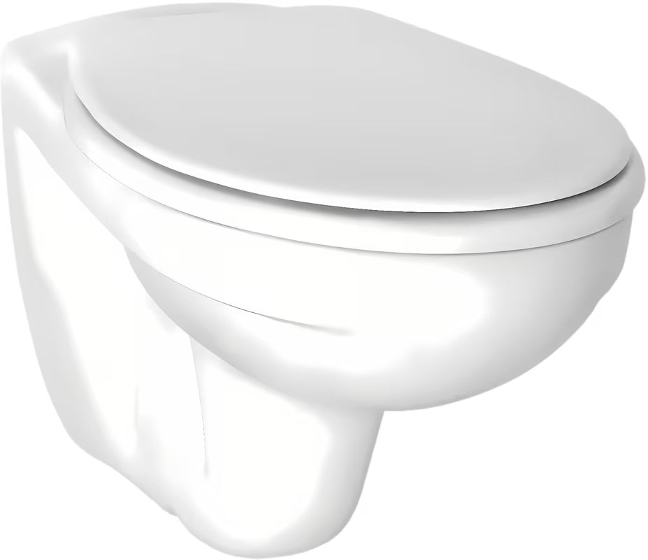 Bijelo viseća WC školjka Ideal Standard Eurovit s dubokim ispiranjem i BoxRim tehnologijom