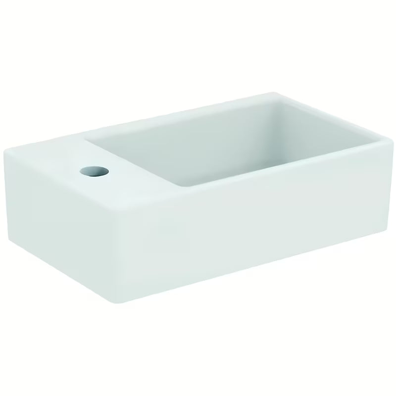 Ideal Standard Strada keramički mali umivaonik 45 x 27 cm u bijeloj boji s otvorom pro za slavinu lijevo
