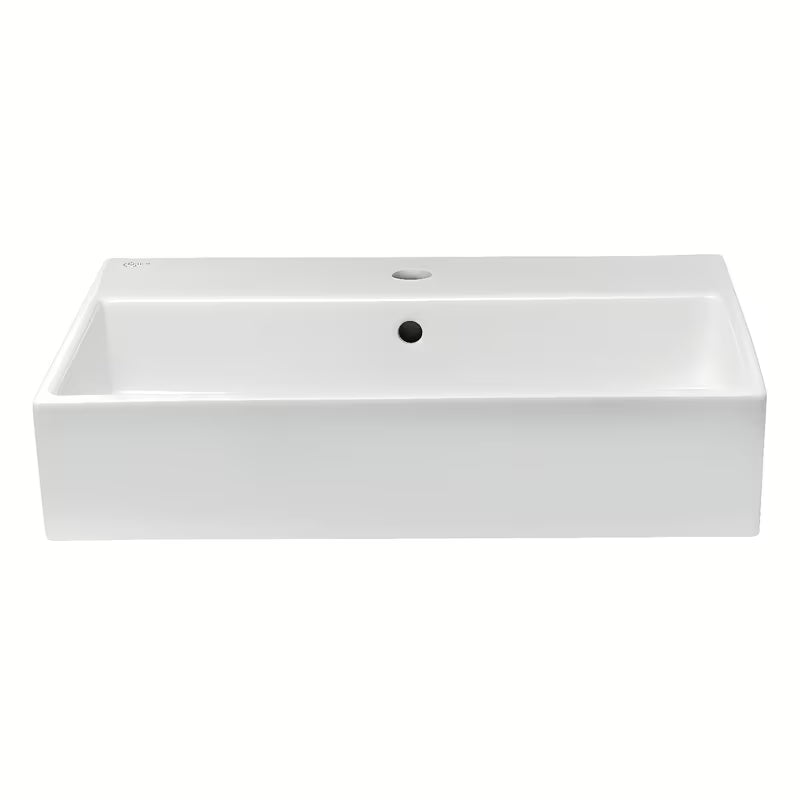 Keramički viseći umivaonik Ideal Standard Strada 70x42 cm u bijeloj boji s otvorom pro za slavinu u sredini.