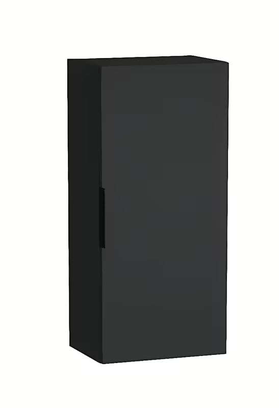 Jika Cube viseća kupaonski ormarić 34,5x25x75 cm u antracit boji s mat izgledom