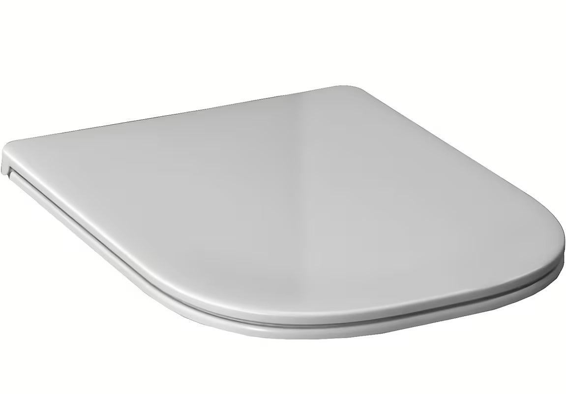 Bijele duroplastne WC daska Jika Deep s poklopcem i metalnim prihvatima