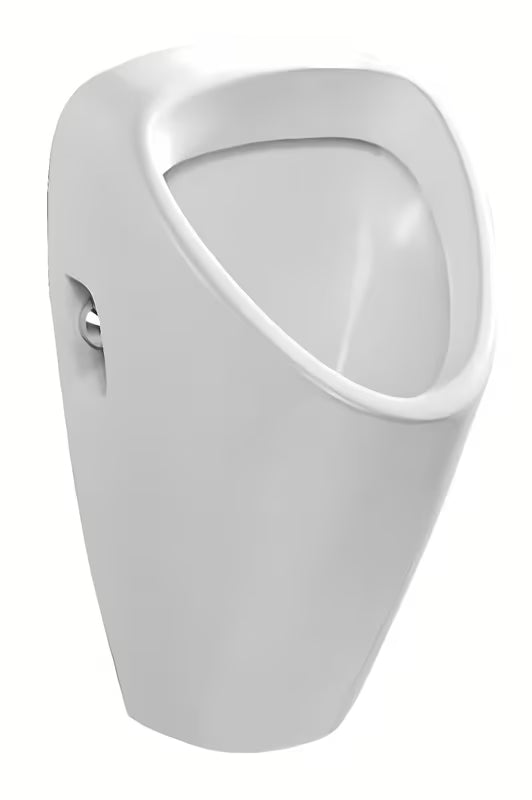 Bijeli pisoar Jika Golem s unutarnjim dovodom u klasičnom dizajnu.