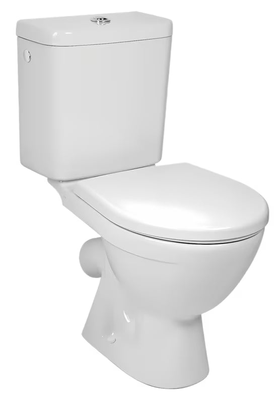 WC kombi Jika Lyra Plus u bijeloj boji s dubokim ispiranjem i DualFlush vodokotlićem