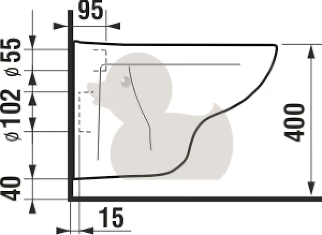 Bijeli viseća WC školjka Jika Lyra Plus s otvorenim ispiralnim rubom i glatkom keramičkom površinom.