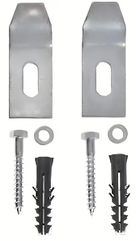 Instalacijski set Jika pro za montažu pisoara Domino i Korint na nosivi zid s metalnim elementima pro za čvrsto učvršćenje.