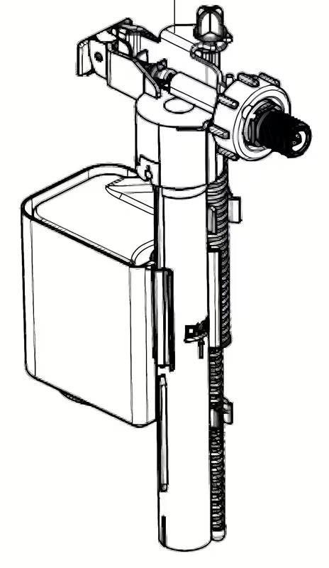 Ventil za Punjenje Jika pro za keramičke vodokotliće s donjim dovodom vode 1/2"
