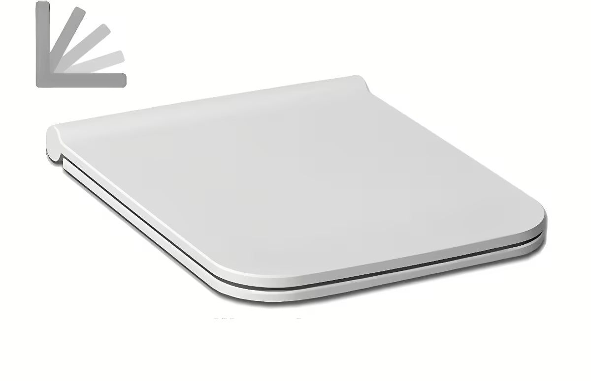 Bijele WC daska Jika Pure od duroplasta s tehnologijom soft Close i šarkama od nehrđajućeg čelika